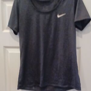 Nike Gray Fitted Short Sleeve T-Shirt